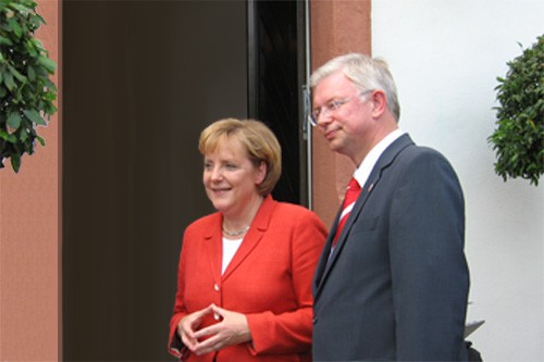 Deko Besuch Merkel Seligenstadt